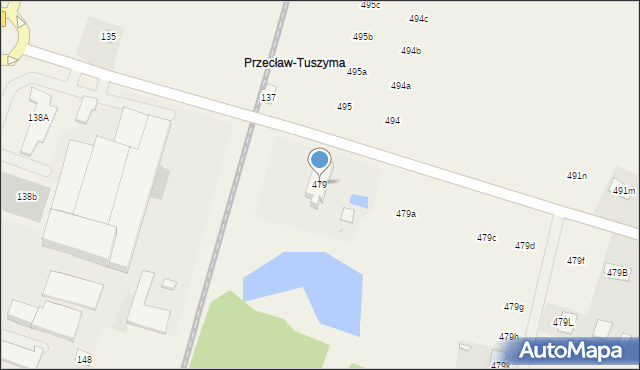 Tuszyma, Tuszyma, 479, mapa Tuszyma