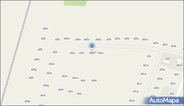 Tuszyma, Tuszyma, 494u, mapa Tuszyma