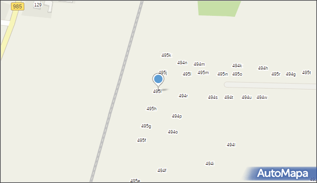 Tuszyma, Tuszyma, 495i, mapa Tuszyma