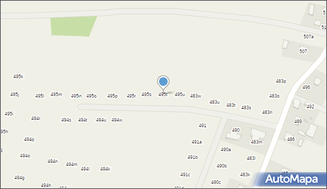 Tuszyma, Tuszyma, 495w, mapa Tuszyma