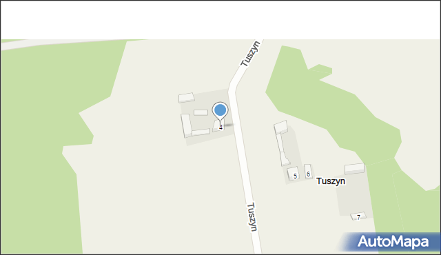 Tuszyn, Tuszyn, 4, mapa Tuszyn