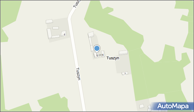 Tuszyn, Tuszyn, 5, mapa Tuszyn