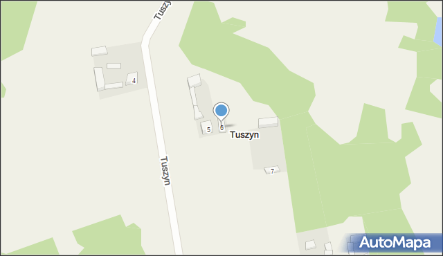 Tuszyn, Tuszyn, 6, mapa Tuszyn