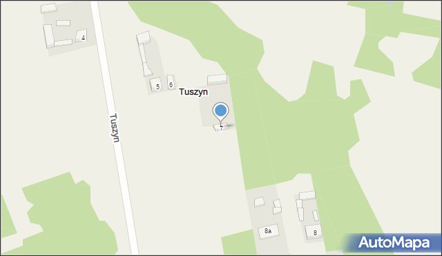 Tuszyn, Tuszyn, 7, mapa Tuszyn