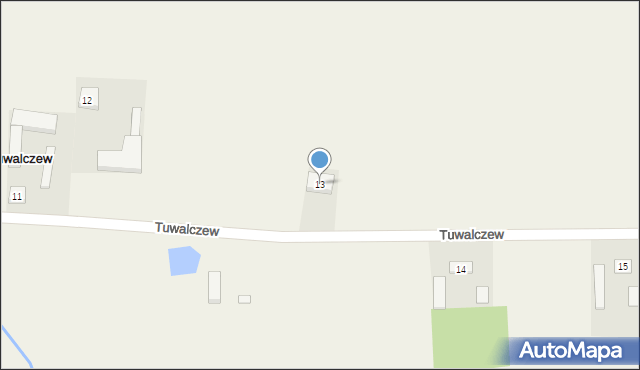 Tuwalczew, Tuwalczew, 13, mapa Tuwalczew