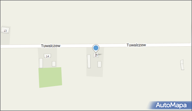 Tuwalczew, Tuwalczew, 15, mapa Tuwalczew