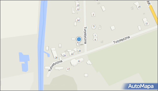 Węgorzewo, Turystyczna, 18, mapa Węgorzewo