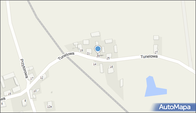 Wieliczki, Tunelowa, 23, mapa Wieliczki