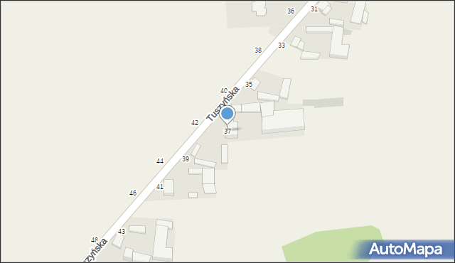 Wola Rakowa, Tuszyńska, 37, mapa Wola Rakowa