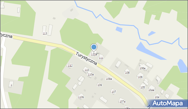 Zagnańsk, Turystyczna, 111a, mapa Zagnańsk