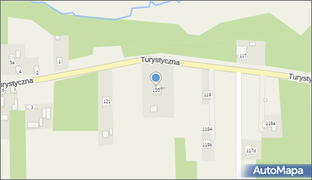 Zagnańsk, Turystyczna, 120, mapa Zagnańsk