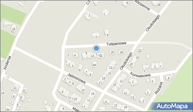 Zgorzelec, Tulipanowa, 12, mapa Zgorzelec