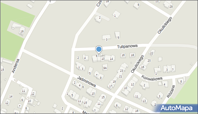 Zgorzelec, Tulipanowa, 8, mapa Zgorzelec