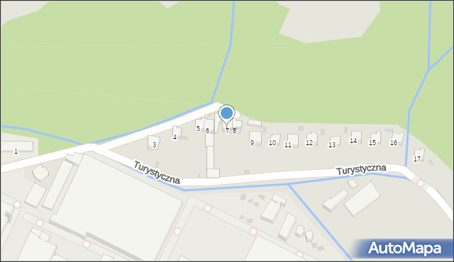 Żywiec, Turystyczna, 7, mapa Żywiec