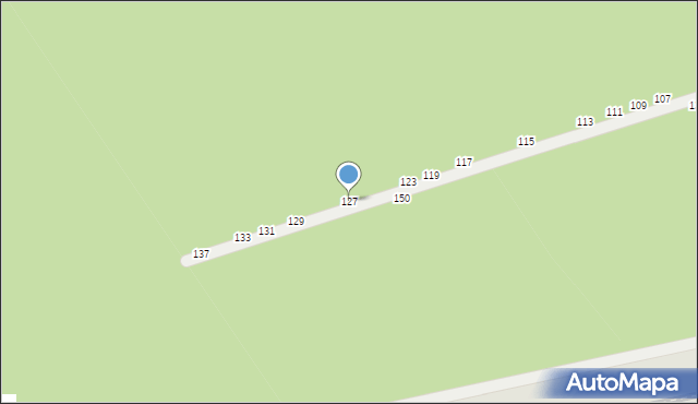 Biała Podlaska, Twarda, 127, mapa Białej Podlaskiej