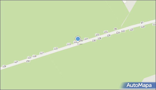 Biała Podlaska, Twarda, 136, mapa Białej Podlaskiej