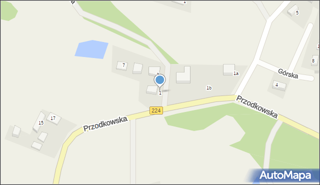 Kobysewo, Twarda, 1, mapa Kobysewo