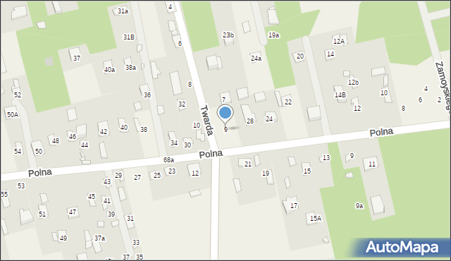 Letnisko Nowy Jadów, Twarda, 9, mapa Letnisko Nowy Jadów