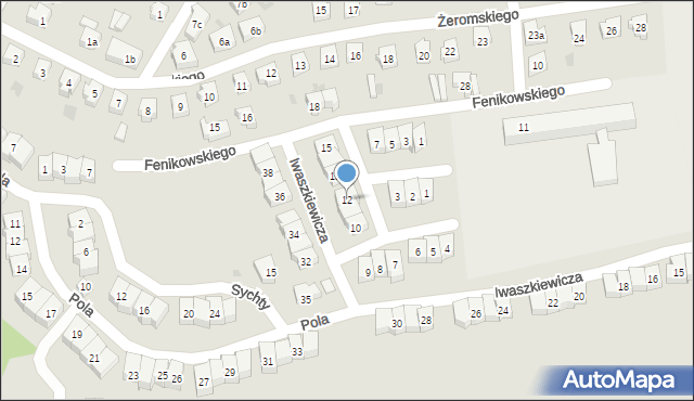 Tczew, Twardowskiego Jana, ks., 12, mapa Tczew