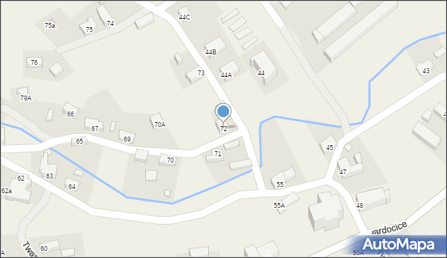 Twardocice, Twardocice, 72, mapa Twardocice