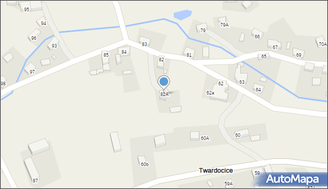 Twardocice, Twardocice, 82A, mapa Twardocice