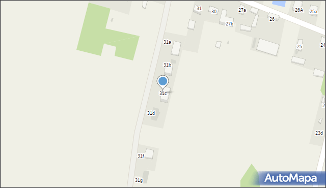 Twardosławice, Twardosławice, 31c, mapa Twardosławice