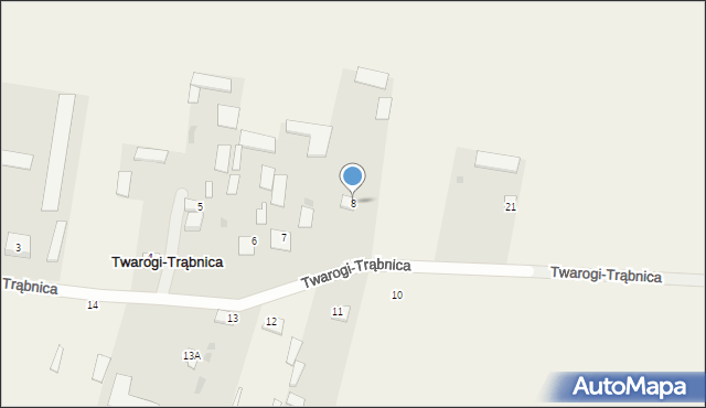 Twarogi-Trąbnica, Twarogi-Trąbnica, 8, mapa Twarogi-Trąbnica