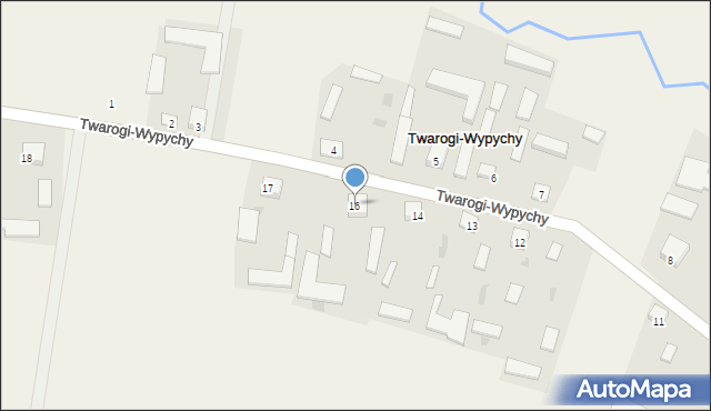 Twarogi-Wypychy, Twarogi-Wypychy, 16, mapa Twarogi-Wypychy