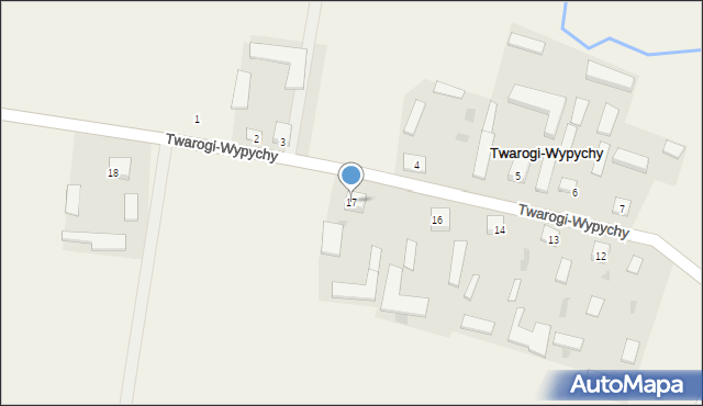 Twarogi-Wypychy, Twarogi-Wypychy, 17, mapa Twarogi-Wypychy