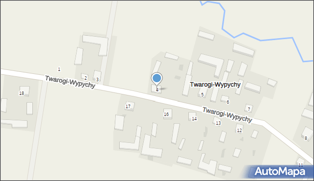 Twarogi-Wypychy, Twarogi-Wypychy, 4, mapa Twarogi-Wypychy