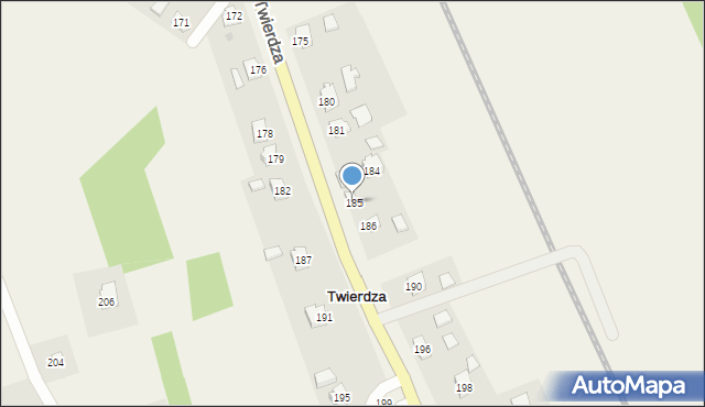 Twierdza, Twierdza, 185, mapa Twierdza