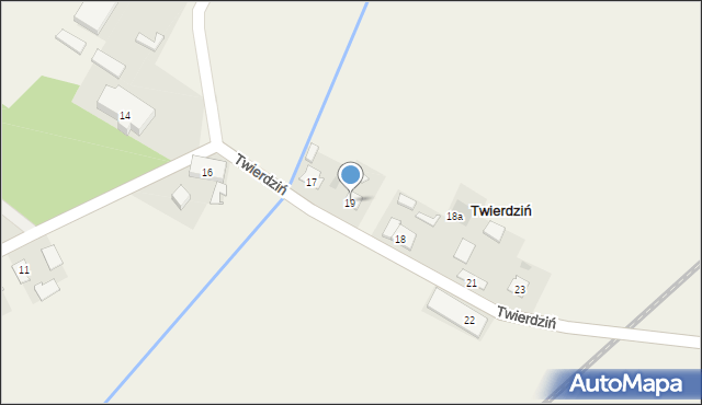 Twierdziń, Twierdziń, 19, mapa Twierdziń