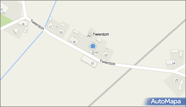 Twierdziń, Twierdziń, 21, mapa Twierdziń