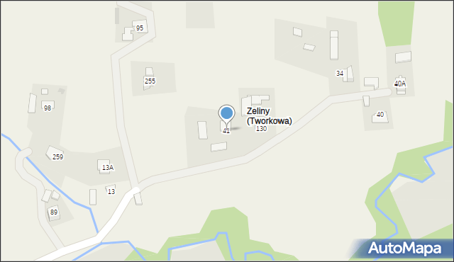 Tworkowa, Tworkowa, 41, mapa Tworkowa