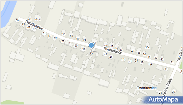 Tworkowice, Tworkowice, 50, mapa Tworkowice