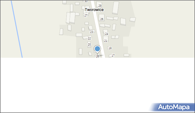 Tworowice, Tworowice, 16, mapa Tworowice