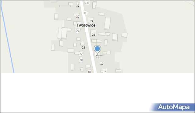 Tworowice, Tworowice, 21, mapa Tworowice