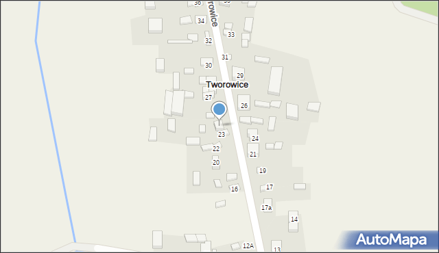 Tworowice, Tworowice, 25, mapa Tworowice