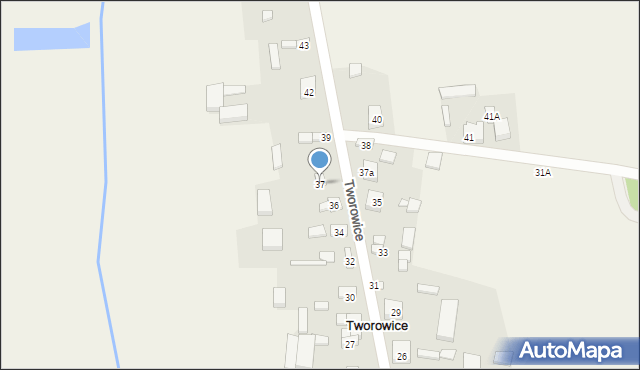 Tworowice, Tworowice, 37, mapa Tworowice