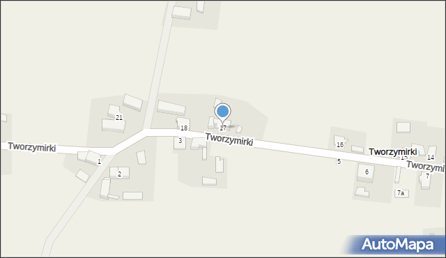 Tworzymirki, Tworzymirki, 17, mapa Tworzymirki