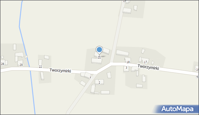 Tworzymirki, Tworzymirki, 21, mapa Tworzymirki