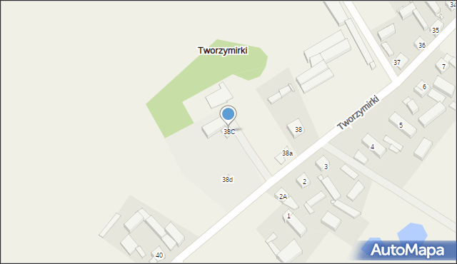 Tworzymirki, Tworzymirki, 38C, mapa Tworzymirki