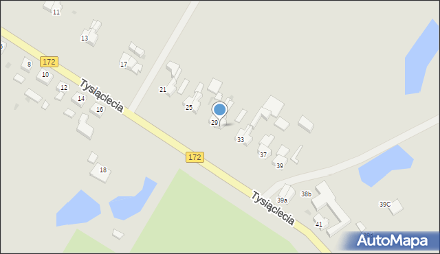 Barwice, Tysiąclecia, 31, mapa Barwice