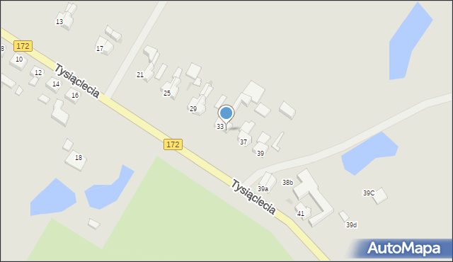 Barwice, Tysiąclecia, 35, mapa Barwice