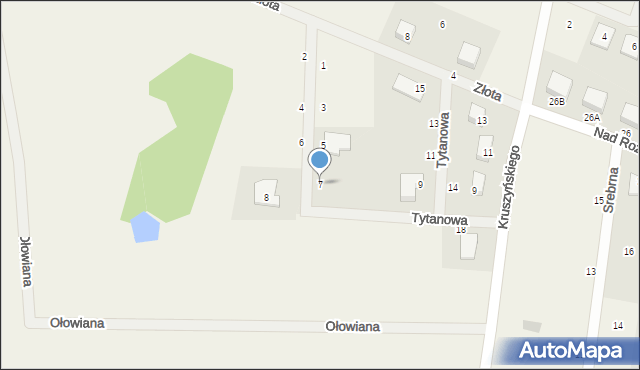 Bojano, Tytanowa, 7, mapa Bojano