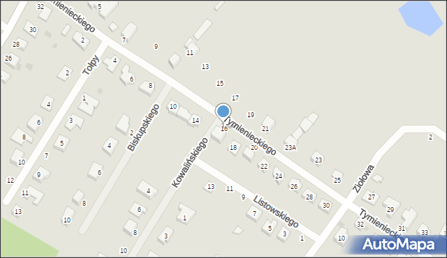 Jelcz-Laskowice, Tymienieckiego Kazimierza, 16, mapa Jelcz-Laskowice