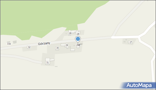 Krościenko nad Dunajcem, Tylka, 29B, mapa Krościenko nad Dunajcem