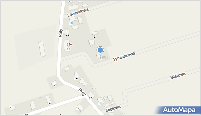 Maszewo, Tymiankowa, 2, mapa Maszewo