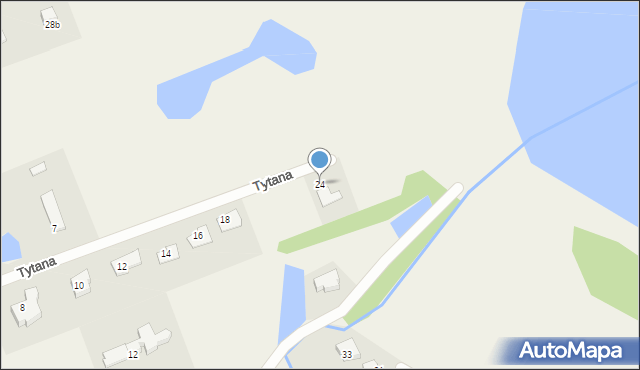 Nowa Wieś, Tytana, 24, mapa Nowa Wieś