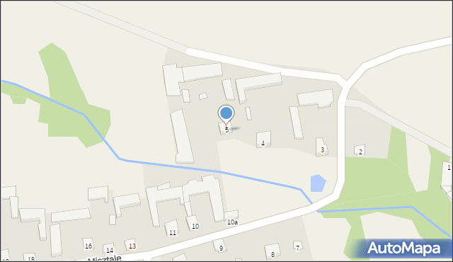Tybory-Misztale, Tybory-Misztale, 5, mapa Tybory-Misztale